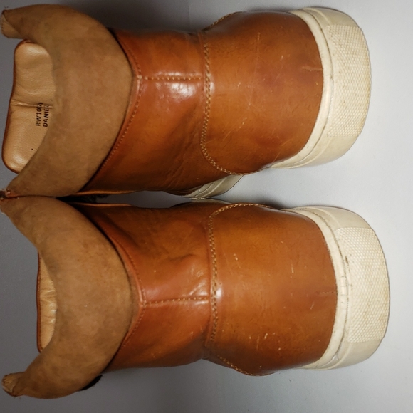 OLD NAVY high top,brown faux leather sneaker boot men's size 9. - Picture 5 of 10